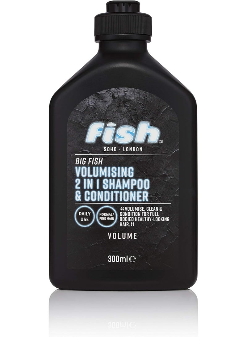 Big Fish Volumising 2 in 1 Shampoo & Conditioner 300ML